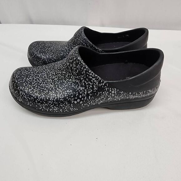 Crocs Size 9 Women's Nurse  Neria Pro II Slip On Clog Black W/ Speckle Dots I - Picture 4 of 10